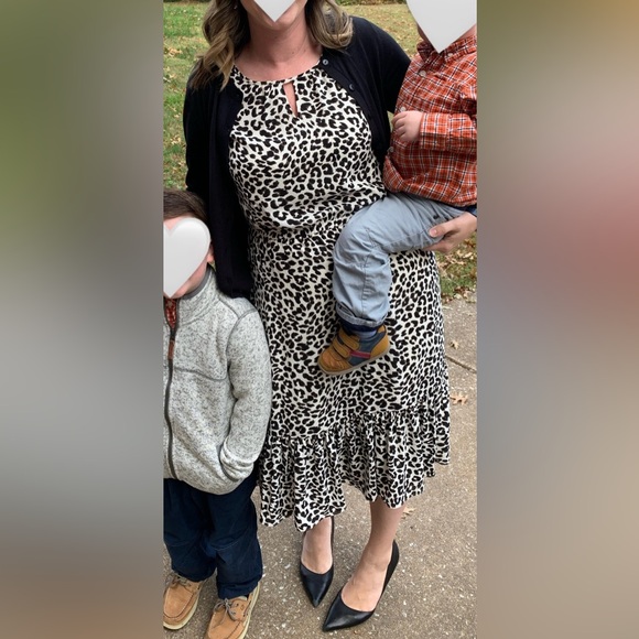 Talbots Leopard Print Midi Dress - Picture 16 of 16